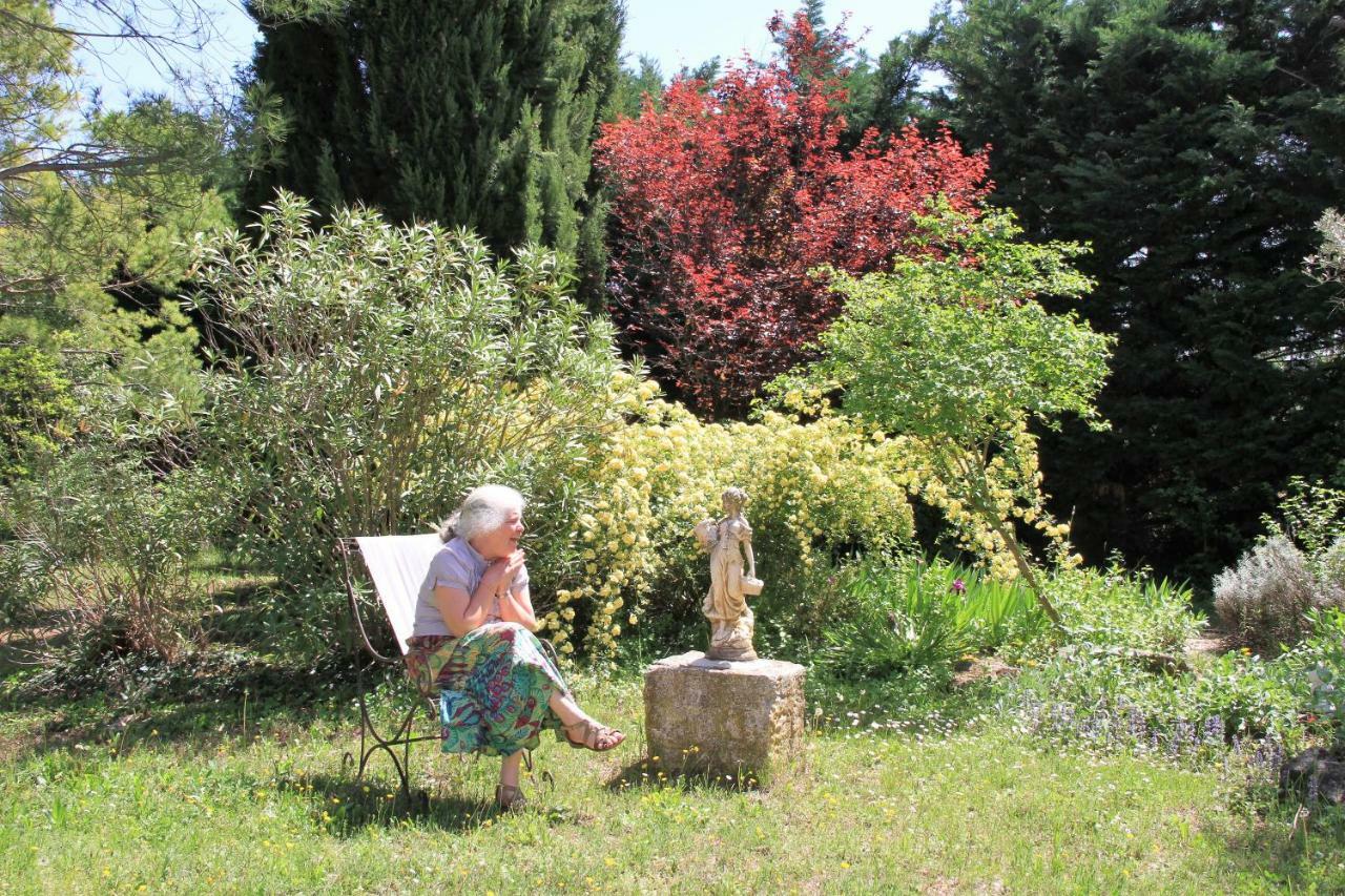 Gite Derriere Les Oliviers -Le Mas De La Cigale Bleue Caumont-sur-Durance Exterior foto